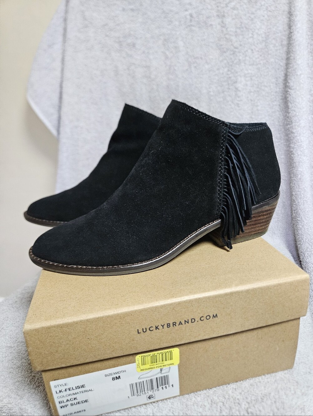 Lucky Brand Suade Booties